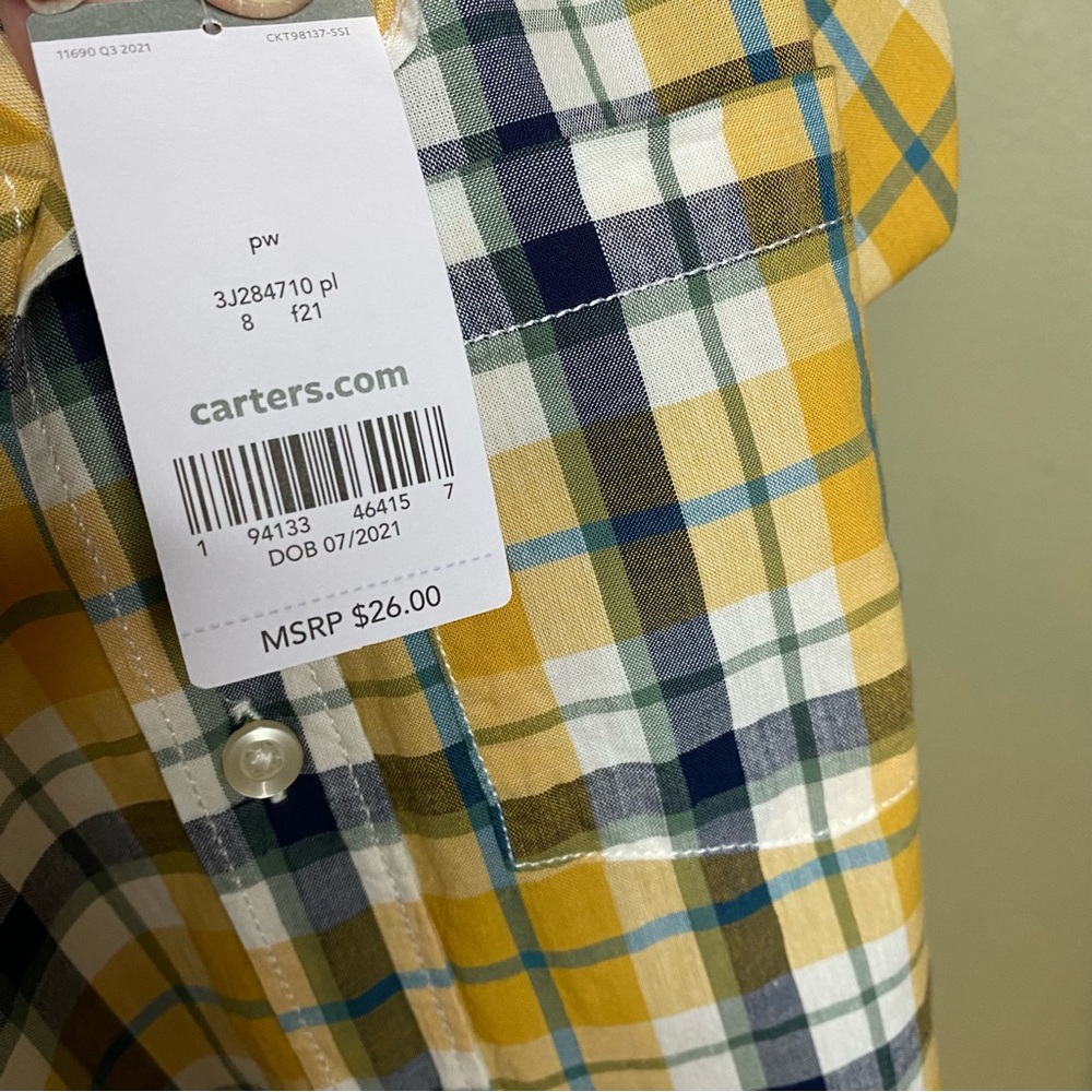 Carter’s Boy’s Button Down Shirt - Picture 4 of 6